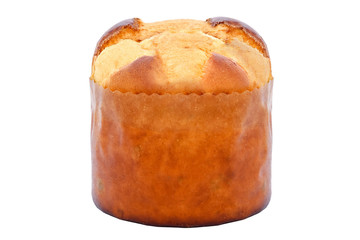 Panettone is a traditional Christmas food from Italy. Sweet bread or Christmas cake has and stuffing of dried fruits such as apricot, orange, lemon, fig, apple, cider and raisin and even chocolate.