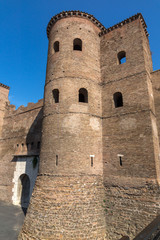 City walls in City of Rome, Italy