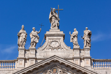 Fototapeta na wymiar Basilica di San Giovanni in Laterano in city of Rome, Italy