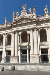 Basilica di San Giovanni in Laterano in city of Rome, Italy