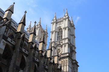 Abbaye de Westminster datant du 13 ème siècle - Londres - Royaume Uni
