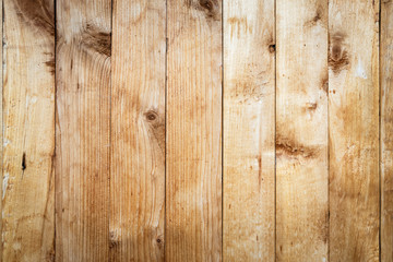 An old orange wood texture background.