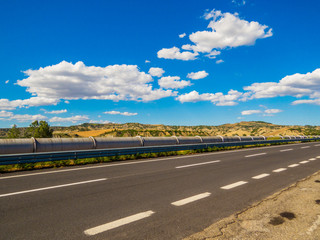 Fototapeta premium Highway in Basilicata, southern Italy 