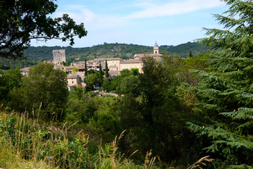 medieval French village in Departement Gard