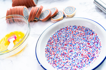 Baking sugar cookies