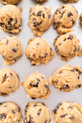 Baking cookies