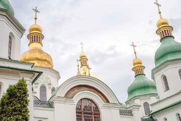 Fototapeta na wymiar Saint Sofia Cathedral, Kiev, Ukraine, summer day