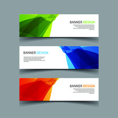 Vector Abstract design banner web template