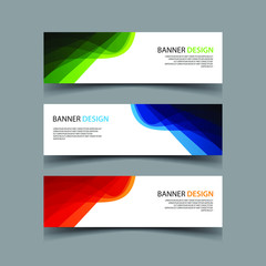 Vector Abstract design banner web template