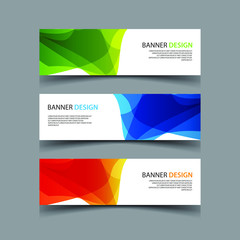Fototapeta premium Vector Abstract design banner web template