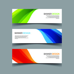 Fototapeta premium Vector Abstract design banner web template