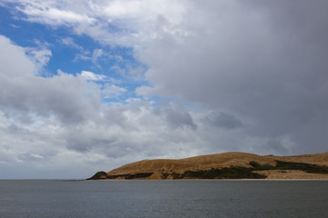 Fototapeta na wymiar view from viewpoint near Opononi, New Zealand