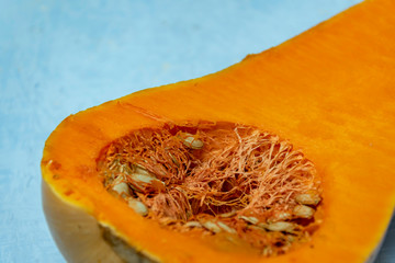 calabaza fresca para un rico puré 