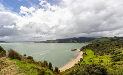 Fototapeta na wymiar view from viewpoint near Opononi, New Zealand