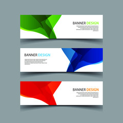 Fototapeta premium Vector Abstract design banner web template