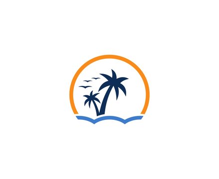 Summer Beach Logo