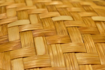 Closeup bamboo basket pattern for create and design new picture.