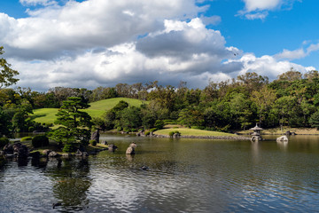 Fototapeta premium 大阪の日本庭園
