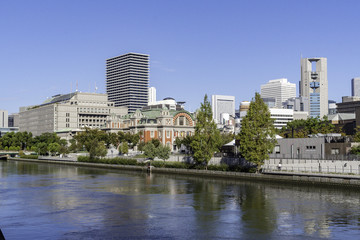 Fototapeta premium 大阪の街並み