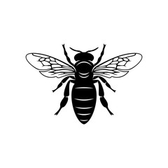 Bee logo design vector. Icon Symbol. Template Illustration