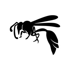 Bee logo design vector. Icon Symbol. Template Illustration