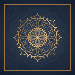 Luxury mandala background for wedding invitation, book cover