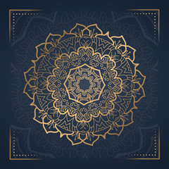 Luxury mandala background for wedding invitation, book cover