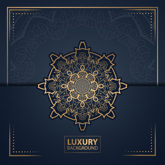 Luxury mandala background for wedding invitation, book cover