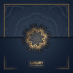 Luxury mandala background for wedding invitation, book cover
