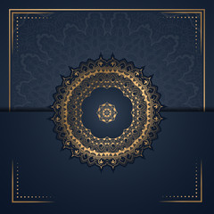 Luxury mandala background for wedding invitation, book cover