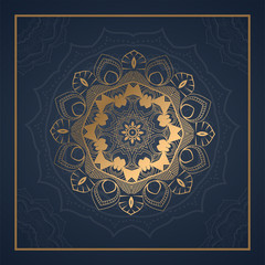 Luxury mandala background for wedding invitation, book cover