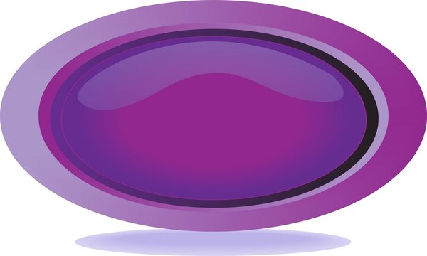 Round Purple Web Button