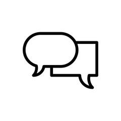 Fototapeta premium bubble speech icon