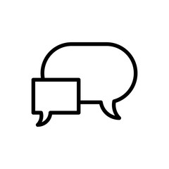 Fototapeta premium bubble speech icon