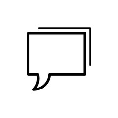 Fototapeta premium bubble talk icon