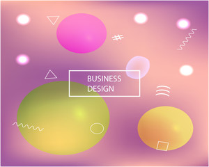 Smooth gradient mesh background.