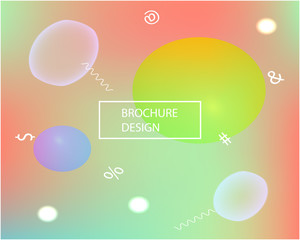 Trendy modern abstract background.