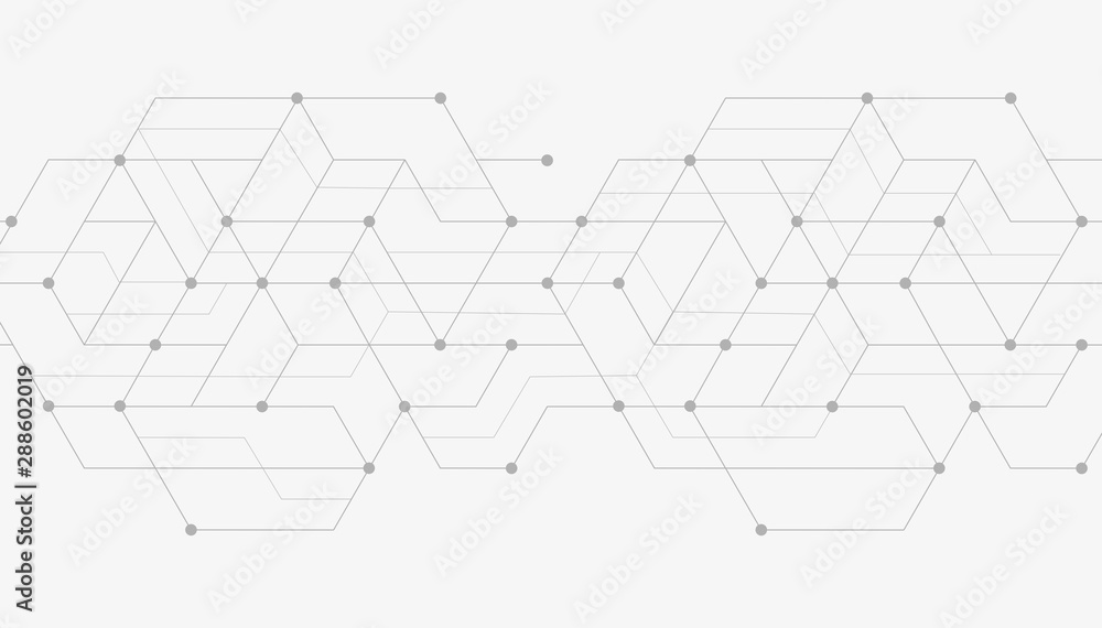 Poster abstract geometric lines. concept with lines and dots. minimalistic design.