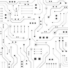 High tech technology geometric