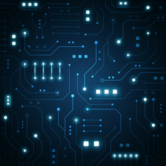 High tech technology geometric