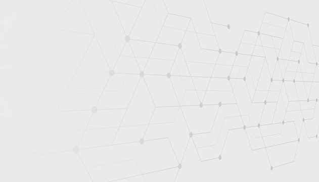 Abstract geometric lines. Concept with lines and dots. Minimalistic Design.