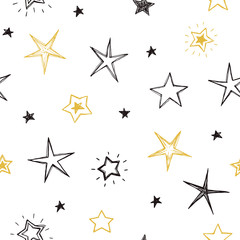 stars seamless pattern