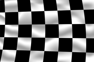 Vector background checkered flag Formula one with space for your text