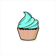 Cupcake vector format