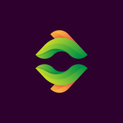 Colorful Letter C Logo Design