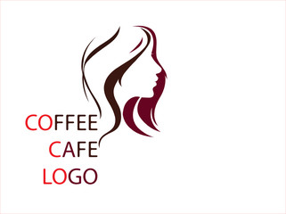 silhouette of a woman with long hair