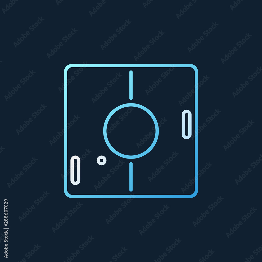 Poster retro classic computer game concept vector colorful thin line icon on dark background