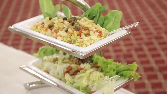 vegetable salad  it contains cauliflower, green cabbage, pasta tomato and more