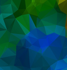 Obraz premium Abstract multicolor emerald green background. Vector polygonal design illustrator
