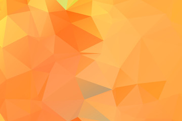 Abstract multicolor orange son background. Vector polygonal design illustrator